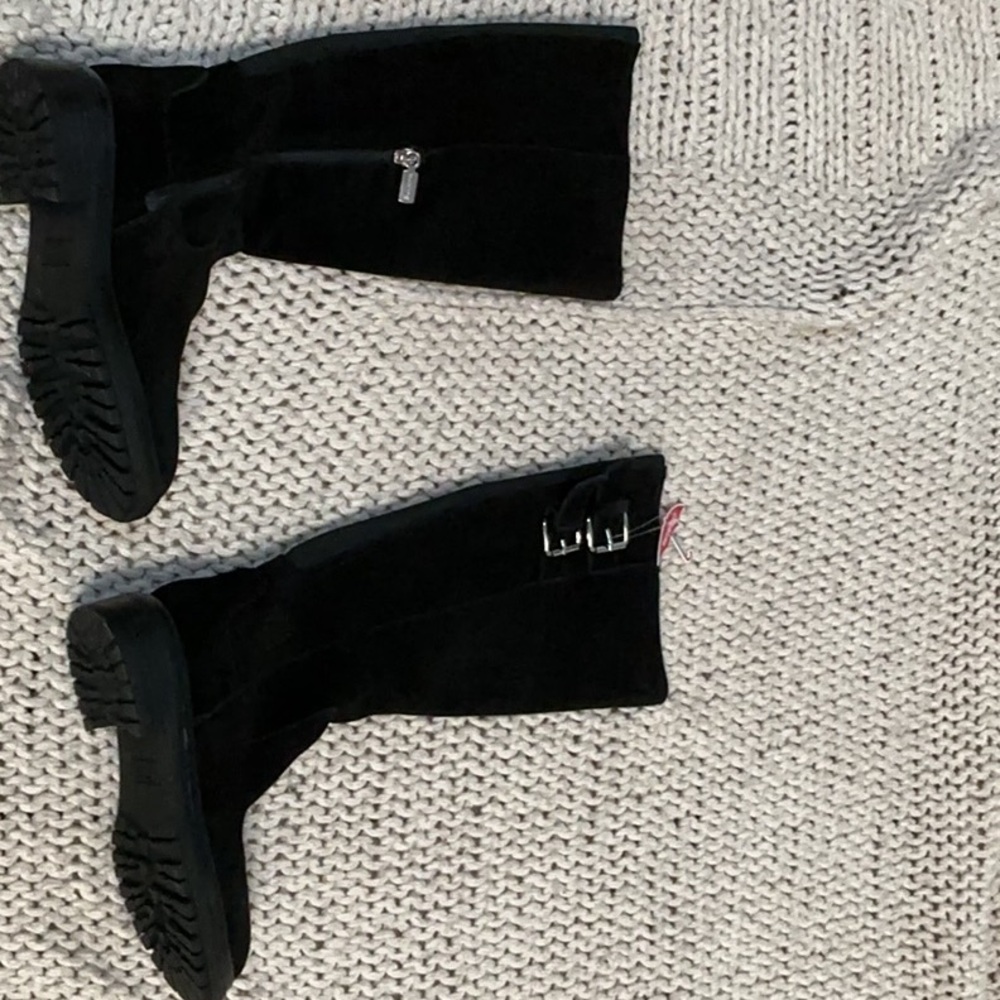 Blondo Black Winter Rain Boots Sleek Minimalist Design - Picture 2 of 4